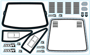 Team Associated Apex2 A550 Window Decal Kit